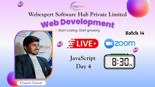 JavaScript Full Course Day 4 in Hindi 🚀 | String JavaScript Array Structure Method....