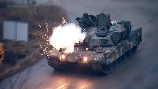T-80U vs K1E1 Wargame at the Korea Combat Training Center (KCTC)