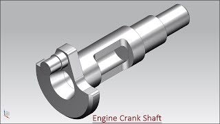 Engine Crank Shaft (Siemens NX Tutorial)