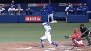 完璧に抑えられていた大瀬良から岡林が右翼フェンス直撃のツーベース！（2023年3月15日）