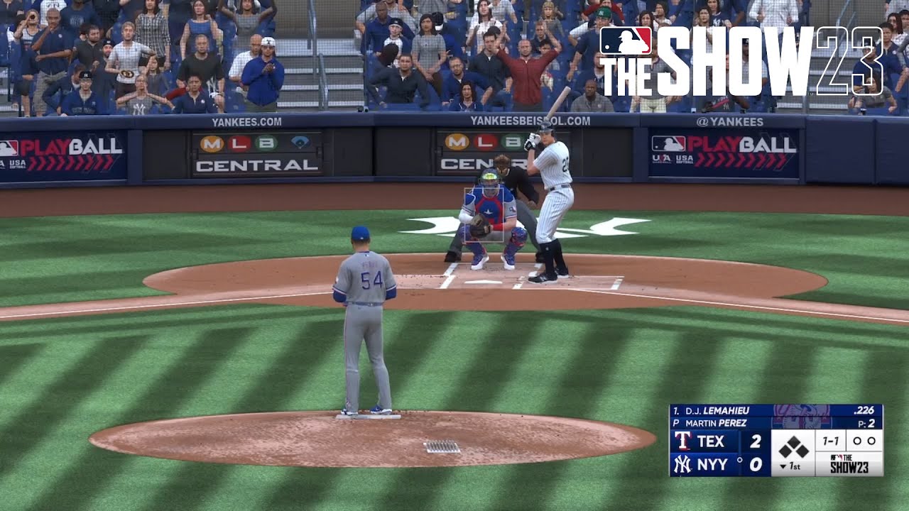 MLB The Show 23 - Texas Rangers Vs New York Yankees - 23rd June 2023 ...