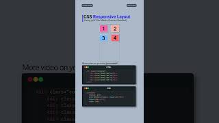 Forget Media Queries? 🤯 Responsive CSS Grid Trick #shorts #coding #css