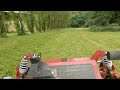 tev espace vert chantier sympa avec le ferris isx800 herbes hautes et en pente overgrown mowing