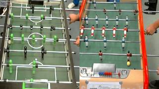 Tischfußball Bundesliga 2014: Hannoverkicker - Braddock Burbach (Teil 1)