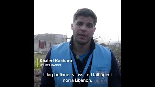 UNHCR delar ut vinterhjälp till flyktingar i Libanon