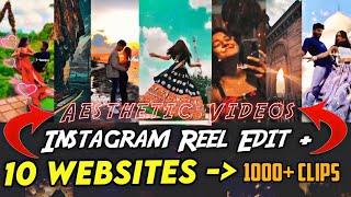 10 Free WEBSITES To Download Aesthetic Videos 🔥 aesthetic clips download