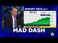 Cramer’s Mad Dash: Spotify