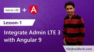 How to integrate AdminLTE with Angular9