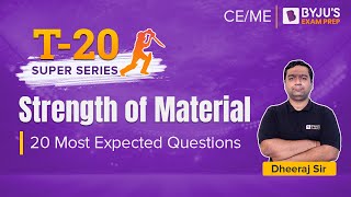 Strength of Material Expected Questions for GATE 2023 Civil (CE) and Mechanical (ME) Exam Prep