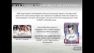 BGB1355 メジャーリーグ カード ケース開封 MLB 2023 TOPPS STADIUM CLUB HOBBY CASE BREAKS BROG水道橋店 トレカ開封動画 大谷翔平 OHTANI