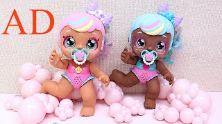 Baby Dolls Scented Bubble Party with Kindi Kids Bonni Bubbles & Poppi Pearl !