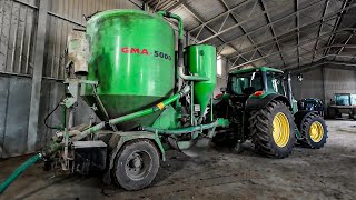 PODKRĘCONY JOHN DEERE 6930 vs. MOBILNA MIESZALNIA PASZ