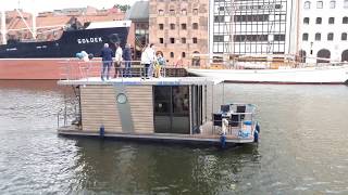 Zwiedzamy Gdańsk ~ Spacer po Motławie | Dom na wodzie HouseBoat Gdańsk