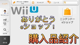 【ありがとうeショップ】終了してしまったWiiUのニンテンドーeショップの現状と最後に購入したソフト紹介！