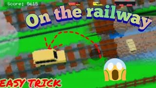 how to go in the railway track in city block. easy trick