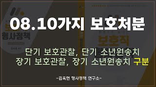 08_10가지소년보호처분_한권으로 끝내는 보호직 형사정책_김옥현