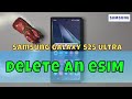 Samsung Galaxy S25 Ultra How To Remove SIM Card | Delete an eSIM #latest