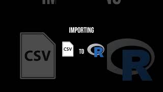 Import CSV to R #shorts
