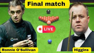 Ronnie O_Sullivan VS John Higgins Final 2025  Champions Of Championship