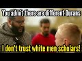 Different Qurans debate (longer)  | ft. Chris & M. Hijab | Speakers' Corner debate