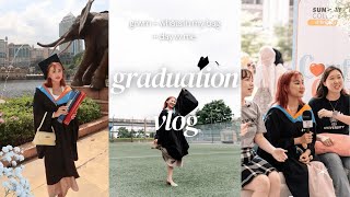 Graduation Vlog in Malay | grwm + graduation prep ₊˚.✩｡📖