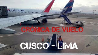 Vuelo Cusco - Lima con LATAM | Crónica de Vuelo