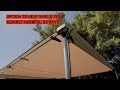 xtm 2.5m x 2.5m car awning