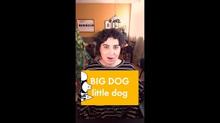 Big Dog Little Dog resonance exercise for trans voice #shorts