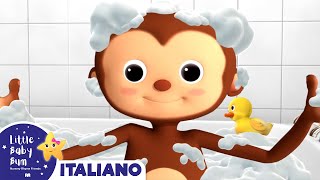 La Canzone Del Bagnetto | Little Baby Bum Italiano - Canzoni per bambini