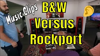 B\u0026W 802 D3 Versus Rockport Cygnus - Music Clips