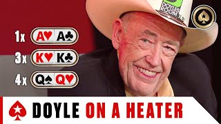 Doyle Brunson dealt KK-QQ-AA crazy amount of times ♠️Best of The Big Game ♠️ PokerStars
