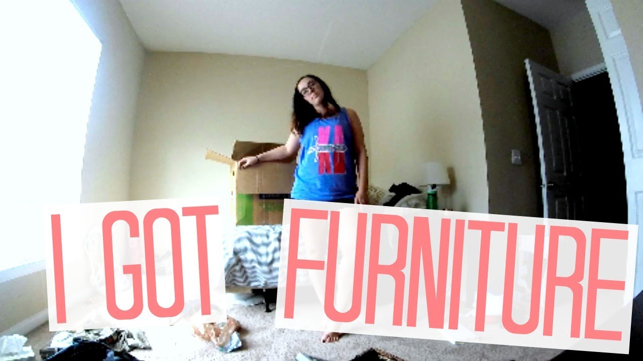 Moving Vlog 3 New Furniture Apartment Tour Closet Tour Youtube