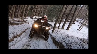 #99 KingQuad 750 ITP Mud Lite Tires and 500 Mudding and Climbing hills at Demon Run