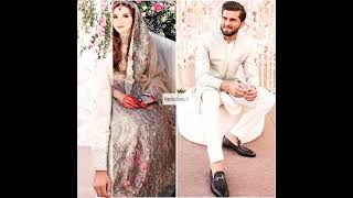 Shaheen Afridi & Ansha Afridi wedding pictures