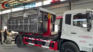 Dongfeng Kinrun 15,000liters hooklift arm garbage truck you may like