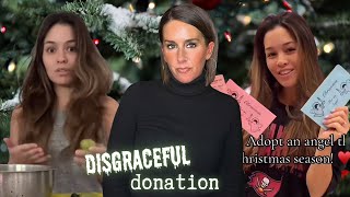 THIS ANGEL TREE DONATION SHOWS THE GREED OF INFLUENCERS