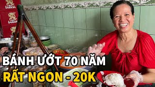 GÁNH BÁNH ƯỚT rất ngon ở TÂN ĐỊNH hơn 70 năm, khách luôn đông tấp nập