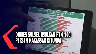 Dinkes Sulsel Usulkan PTM 100 Persen Makassar Ditunda