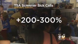 Hundreds Of TSA Screeners Working Without Pay Reportedly Calling In Sick At Major Airports Including