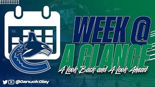 Canucks look to build on their 4 game winning streak | Canucks Week at a Glance
