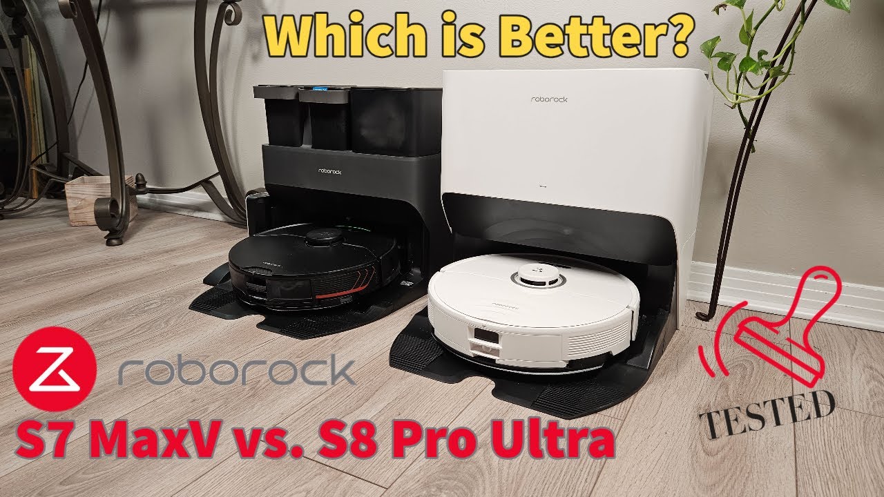 Roborock S8 Pro Ultra Compared To The S7 MaxV Ultra. Shocking Test ...