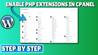 How to Enable Php Extensions in cPanel (2026)