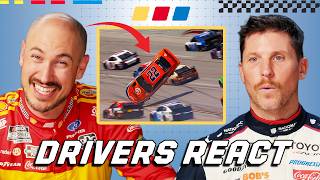 Nascar Drivers React Wildest Race Highlights