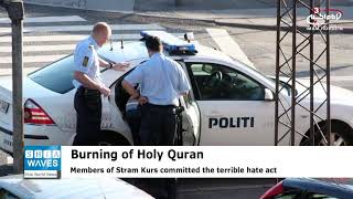 Danish far-right members burn Quran in capital