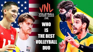 Who is the BEST Volleyball DUO ??? Micah Christenson - Maxwell Holt | Bruno Rezende - Lucas Saatkamp