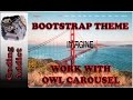 Bootstrap Theme 37 - Work Section with Owl Carousel