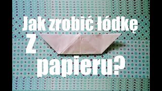 Jak zrobić łódkę z papieru? ~ Bika