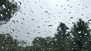 Rain on Car Windshield | Raining on Car - for Sleeping, Relaxing, Studying, Rain on Windscreen