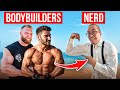 CRAZY NERD vs. PRO Bodybuilders - Epic Gym Prank