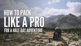 How To Pack Like A Pro For a Half Day Hike, Hiking Tips, Pack Ultralight Like a Pro